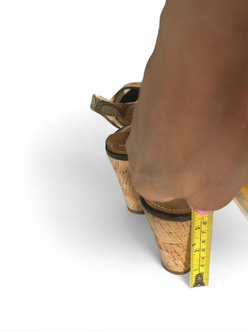 Coach Ferry Signature Platform Wedge Sandal - Picture 3 of 7